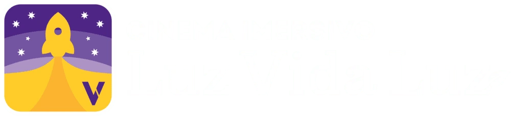 Logo white - Cinema Imersivo Luz Vida Luz